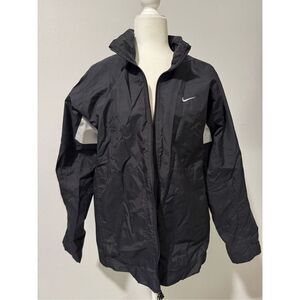 Nike black windbreaker jacket s